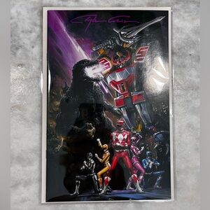 Mighty Morphin Power Rangers Vs Godzilla No. 1 Classic Signature